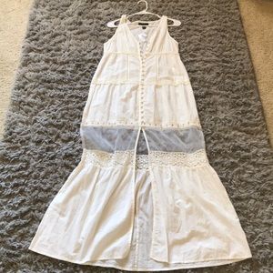 Sheer button down dress ✨